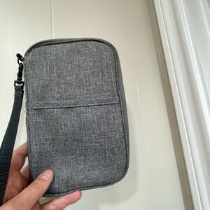 Gray Men's Crossbody Bag